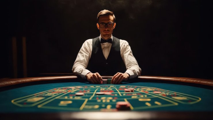 Tampilan meja French Roulette langsung di alfa138 dengan dealer profesional